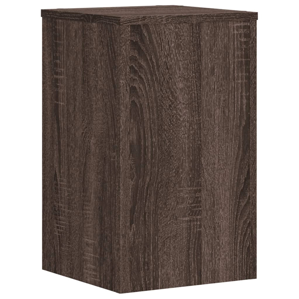 Portavasi mobili per fiori set da 2 legno ingegnerizzato marrone 02_0045319