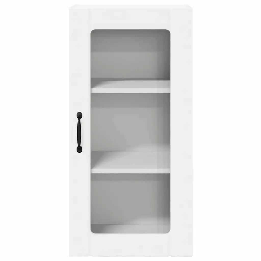 Mobile in vetro da parete PORTO 2 pcs Bianco 40 x 31 x 80 cm