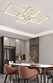 Lampadario Plafoniera Illuminazione a Led Stile Moderno da 70W Luce Per Soffitto Luce Calda 3000k