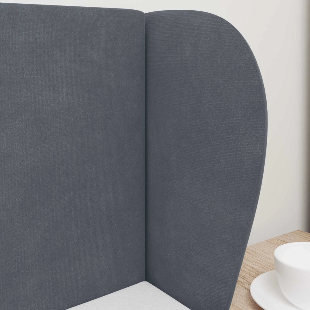 Orecchia della Testata Grigio Sfumato 40 x 23 x 6 cm Velluto CFW9768302