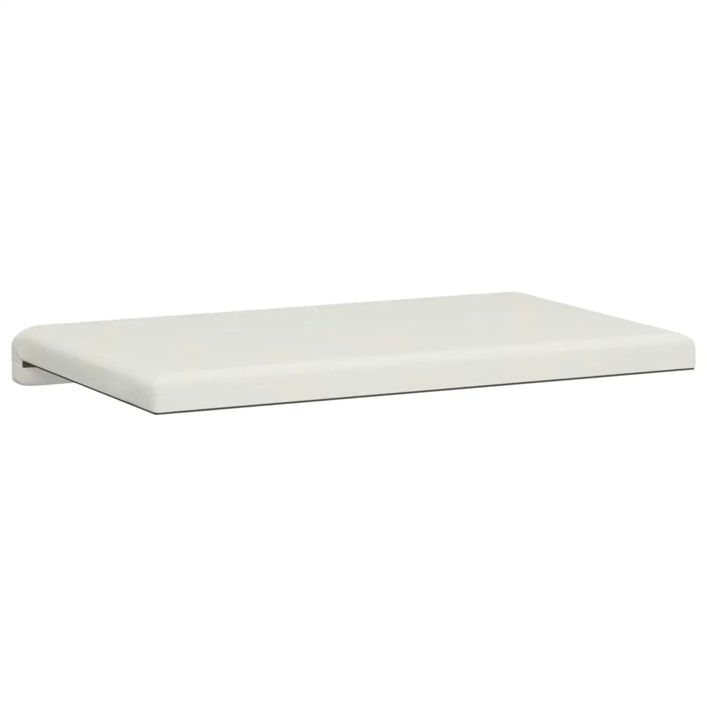 Cuscino per panchina Similpelle Bianco Profondità 35 cm 42043195