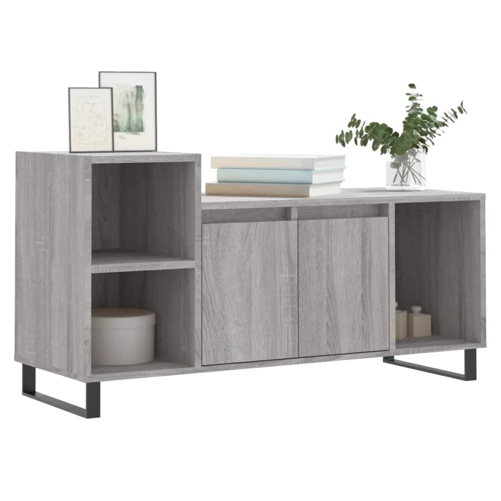 Mobile TV Grigio Sonoma 100x35x55 cm in Legno Multistratocod mxl 78550