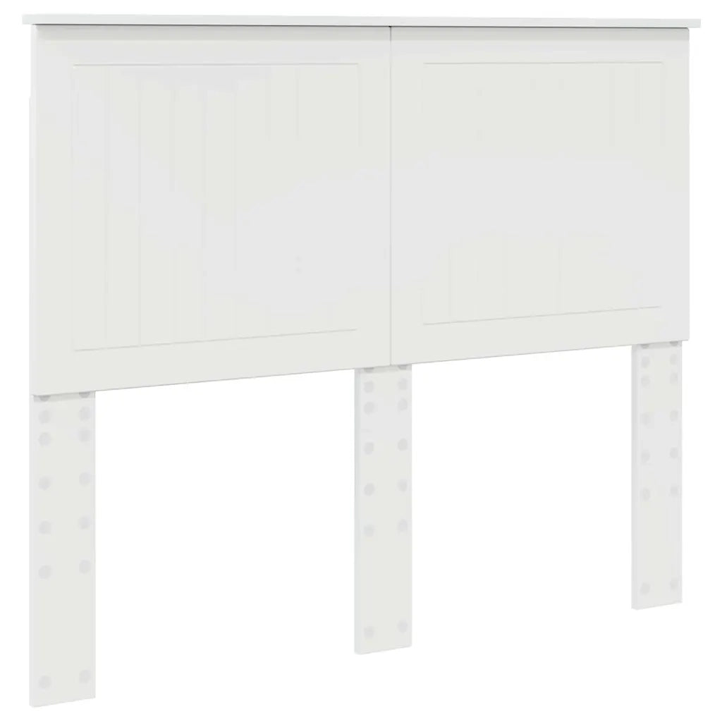 Testiera-Testata-Testiera Decorativa Bianco Lucido 120 cm Legno multistrato 302920