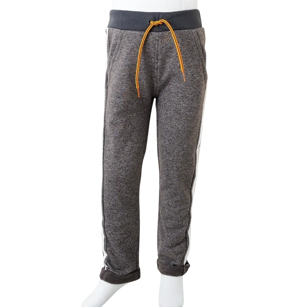 Pantaloni Tuta per Bambini Grigio Scuro M¨¦lange 116 CFW7310595
