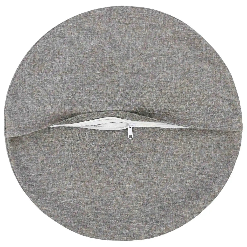 Federa 2 pz HEERLEN Grigio Nuvola Ø 30 cm Tessuto 921865