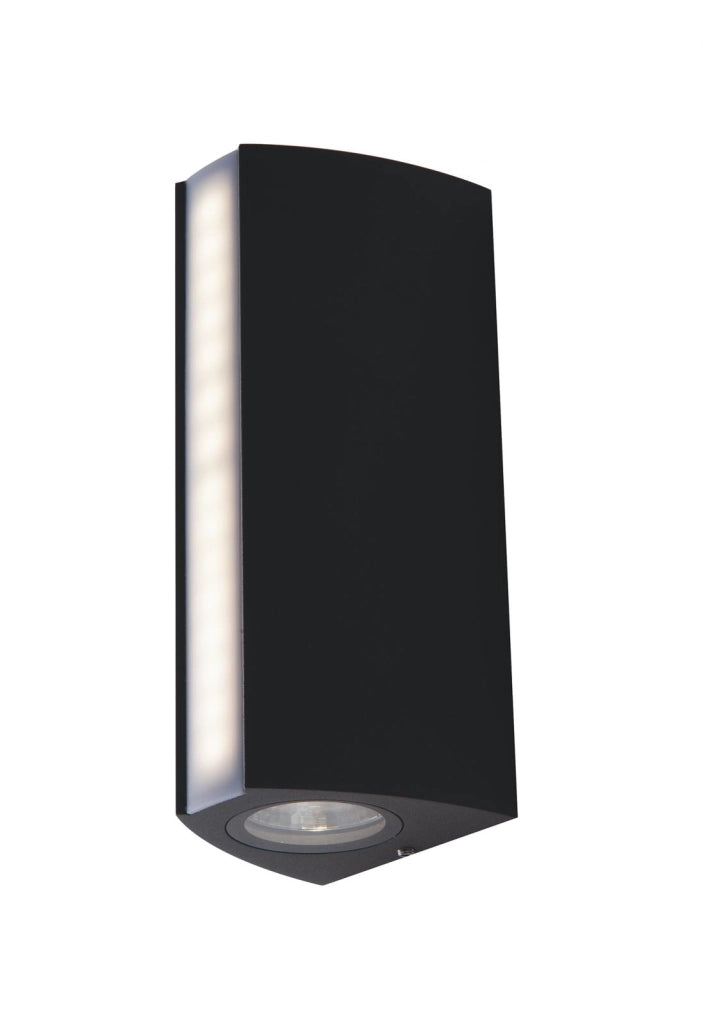 APPLIQUE TRIEMISSIONE LED RAY ANTRACITE 14W 1490LM CCT 3000K / 4000K IP54 8,5X7,8X20CM