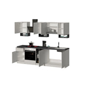 Composizione Cucina moderna 255X60-34X85-71cm - NAUTILUS