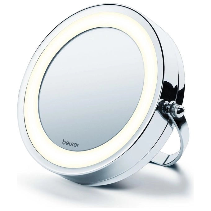Beurer BS 59 Specchio Cosmetico da Parete, Orientabile e con Illuminazione LED