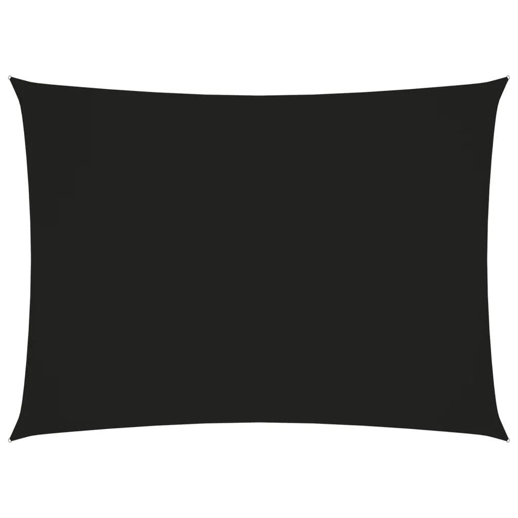 Vela ombreggiante/ombrellone rettangolare in tessuto Oxford 2 x 3,5 m nero 02_0009605