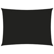 Vela ombreggiante/ombrellone rettangolare in tessuto Oxford 2 x 3,5 m nero 02_0009605