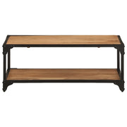 Tavolino da salotto | Tavolino da caff¨¨ | Tavolino da Soggiorno 90x45x35 cm in Legno Massello di Acacia