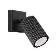 Applique moderna nera orientabile GU10 10W GRAVIO Pure Lume