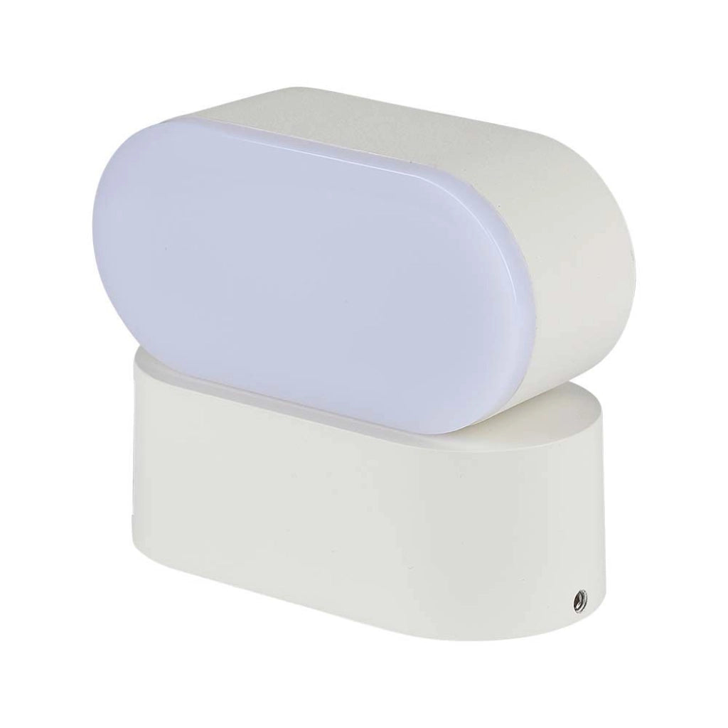 Faro applique a led da estreno 6W Wall Light White Body Body IP65 MOVABLE 3000K