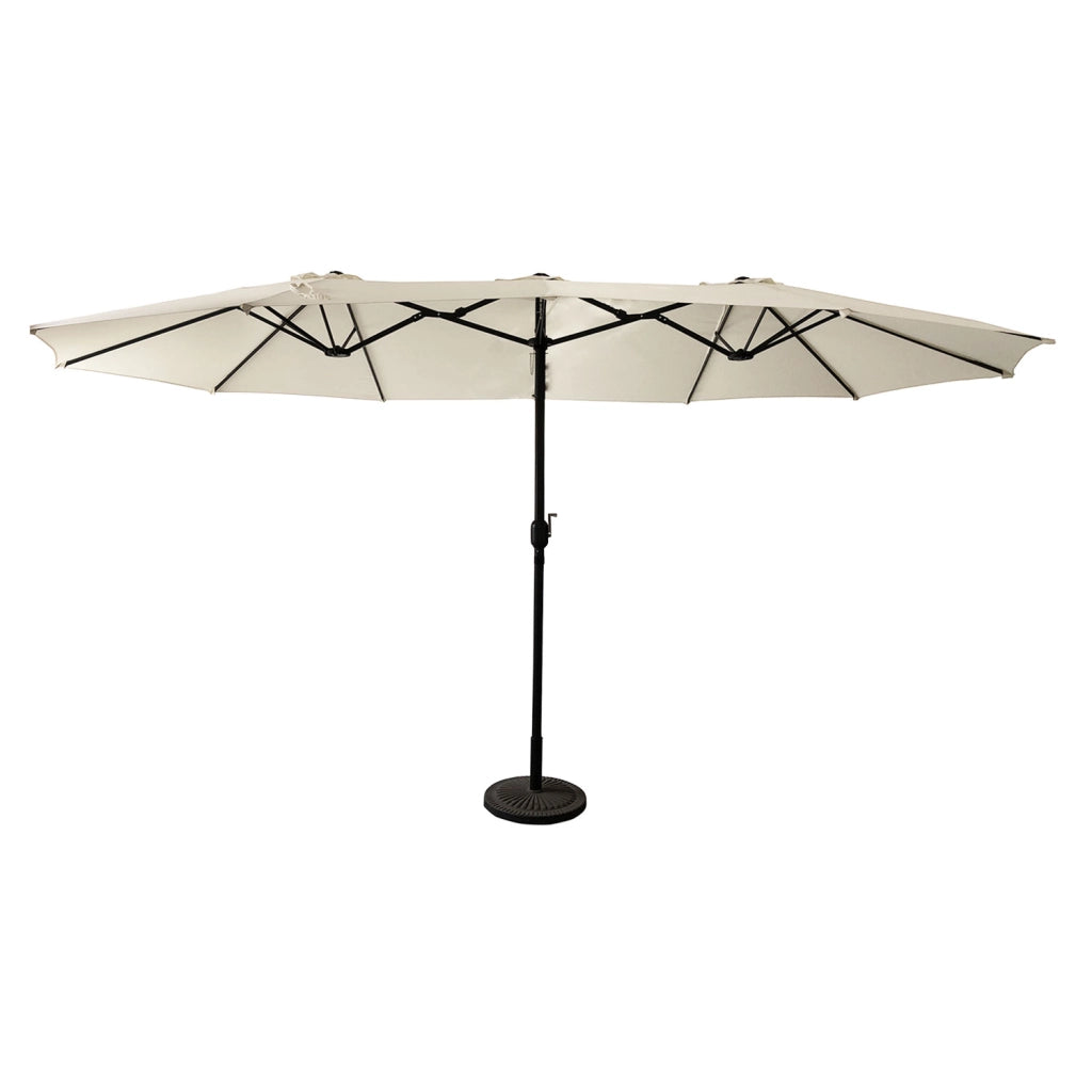 Ombrello doppio 2,7x4,6m LINAI beige