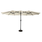 Ombrello doppio 2,7x4,6m LINAI beige