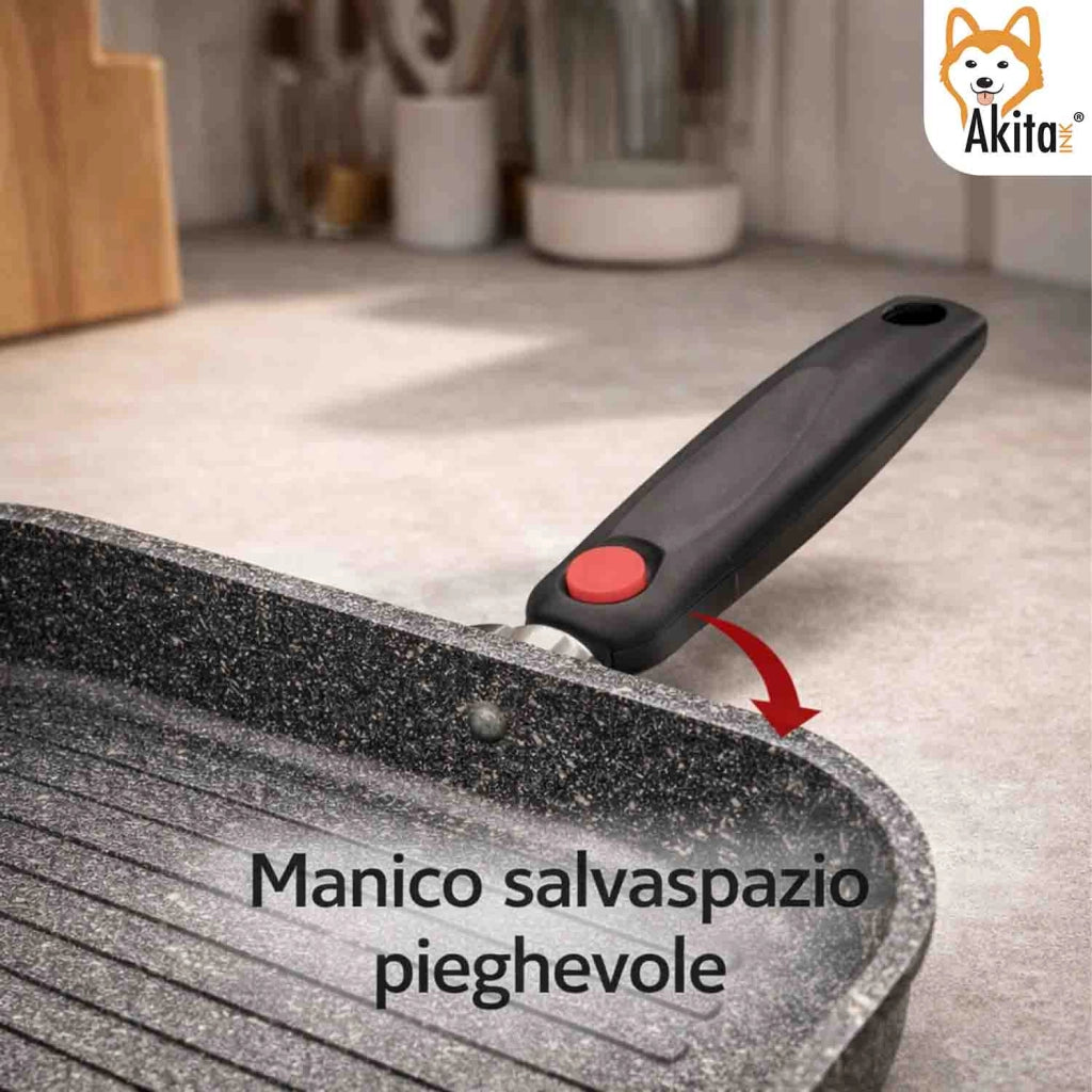 Akitaink Bistecchiera Pietra 28x28 Salvaspazio