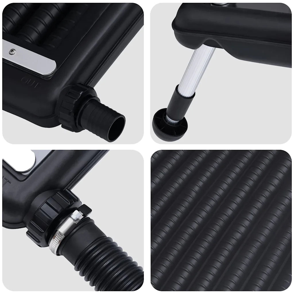 Pannelli Solari Termici Curvi per Piscina 2 pz 110x65 cm 3059850