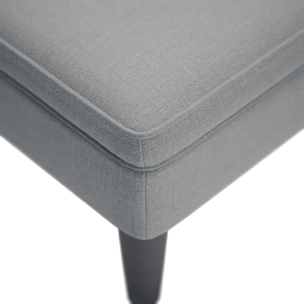 Sdraio con Cuscino e Bracciolo Destro in Tessuto Grigio Chiaro CFW3340003