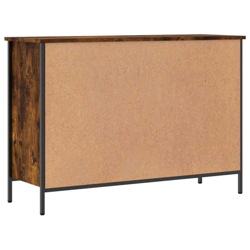 Scarpiera | Mobile per scarpe Rovere Fumo 100x35x70 cm in Legno Multistrato