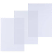 Trade Shop - Set 10 Pezzi Fogli Foglio Copertine Colorate Trasparenti Rilegatura Pellicola A4 -