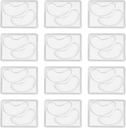 Ooglapjes per DIY - 12 pezzi sotto occhiali - Maschera naturale per occhi - Gezonde - Rinnovabile - Piattaforma trasparente per carico - Per uso domestico