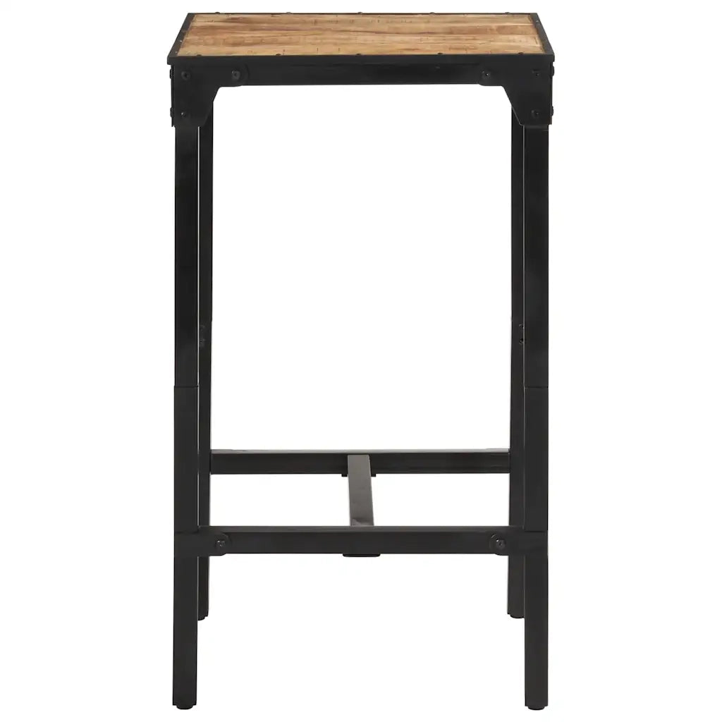 Tavolo da Bar 60x55x107 cm in Legno Grezzo Massello di Mango CFW3087685