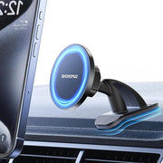 Supporto auto per telefono con magnetismo forte per 360° di rotazione [adesivo 3M più forte] - Compatibile con iPhone 15 14 13 12 - Utilizzo senza mani Supporto auto per telefono