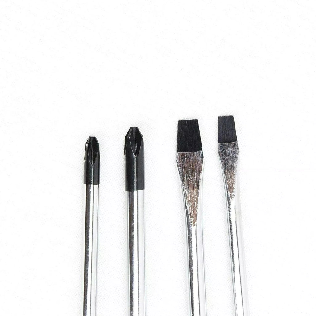 Set 4 cacciaviti giravite extra lunghi 450mm chrome vanadium con punta magnetica 241504