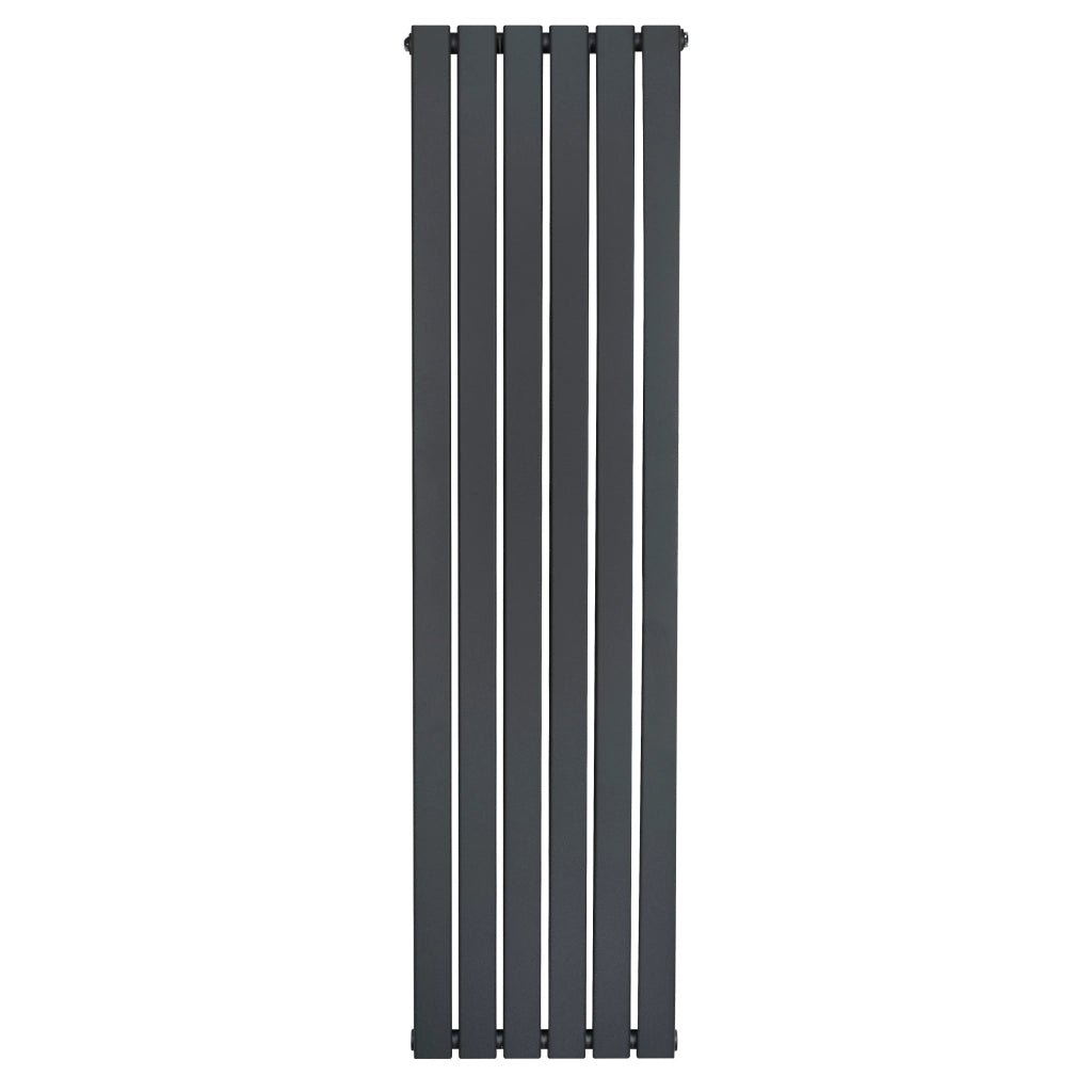 Radiatore Verticale Design Piatto Colonna Singola Antracite 1600x420 mm