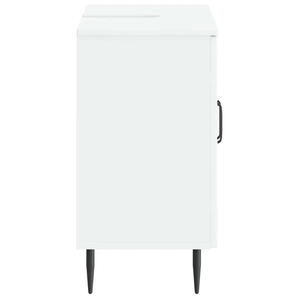Armadio per Lavabo da Bagno HAARLEM Bianco 59,5 x 31,5 x 59 cm 896785