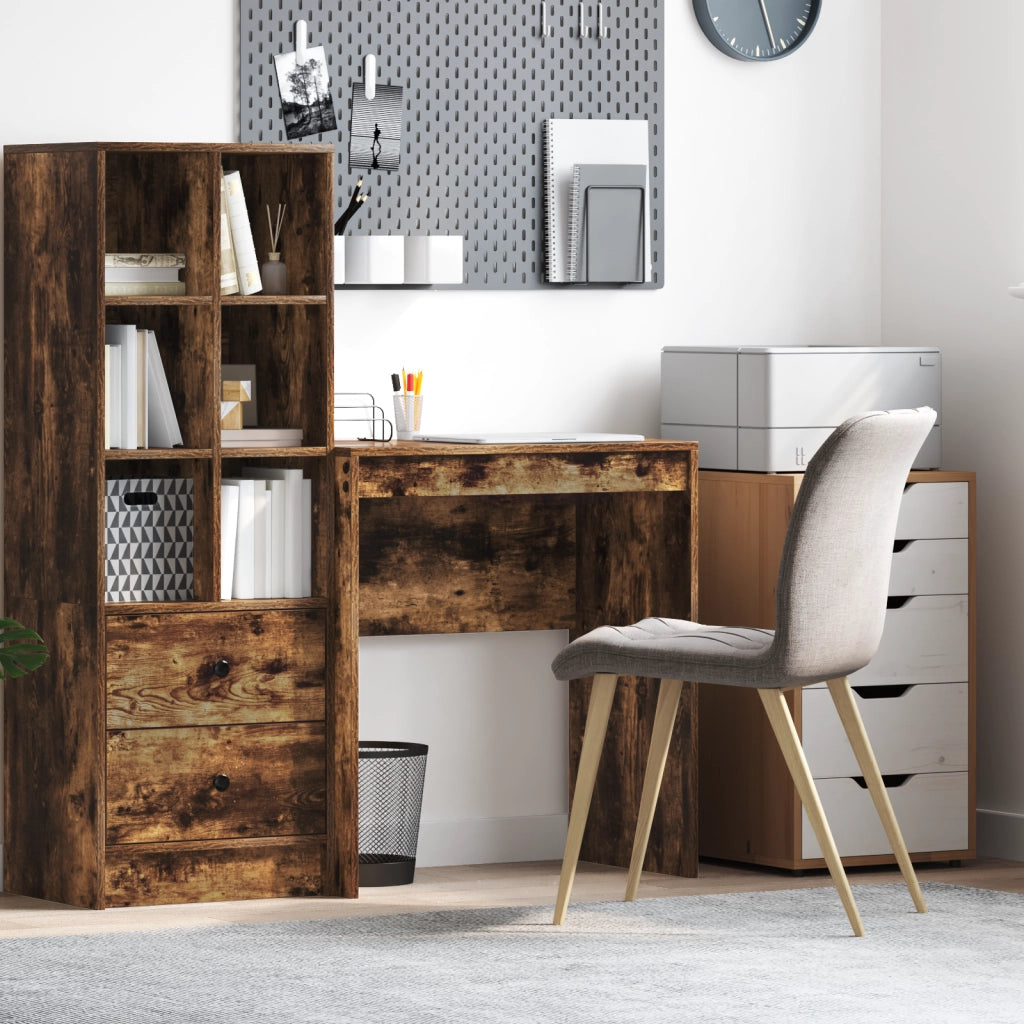 Scrivania in Rovere Affumicato Rovere Affumicato MDF