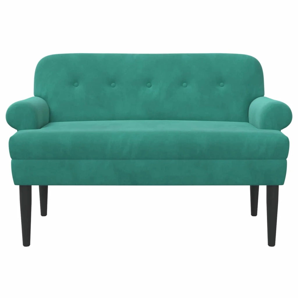 Loveseat con bottoni imbottiti Turchese 120 x 66 x 78 cm 42041838