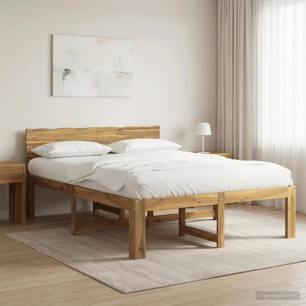 Letto matrimoniale con testiera ROSTOCK Bianco 120 x 190 cm 903445