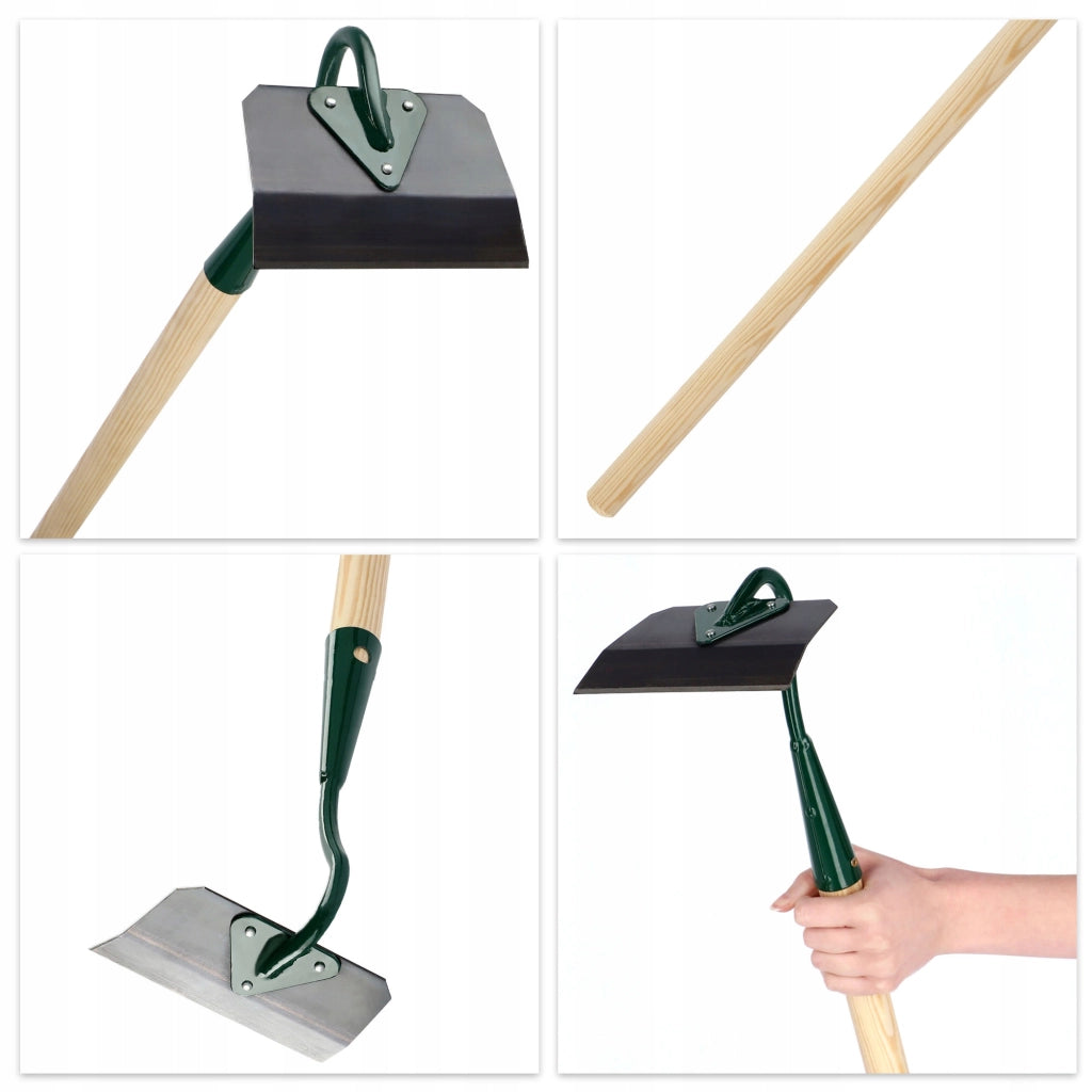 Zappa da giardino KADAX per estirpare le erbacce, lama da 14 cm, lama indurita da 125 cm.