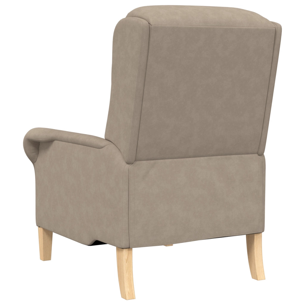 Poltrona Tortora Tortora Tessuto, Legno Standard Poltrona Tortora