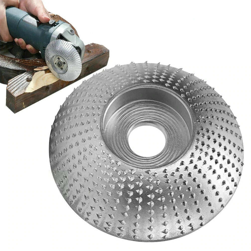 Disco per smerigliatrice angolare raspa levigatura intaglio legno 100mm 66015