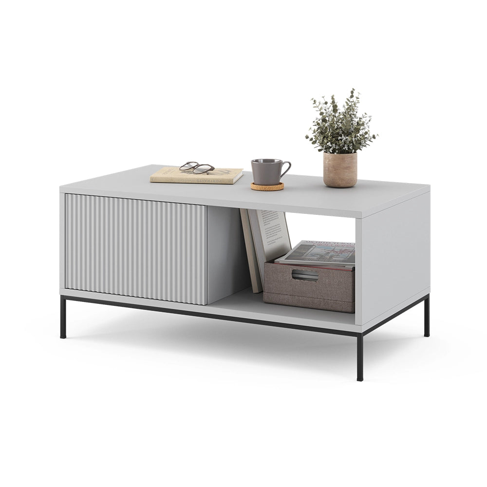 Vicco Tavolino Grigio 50 x 50 cm