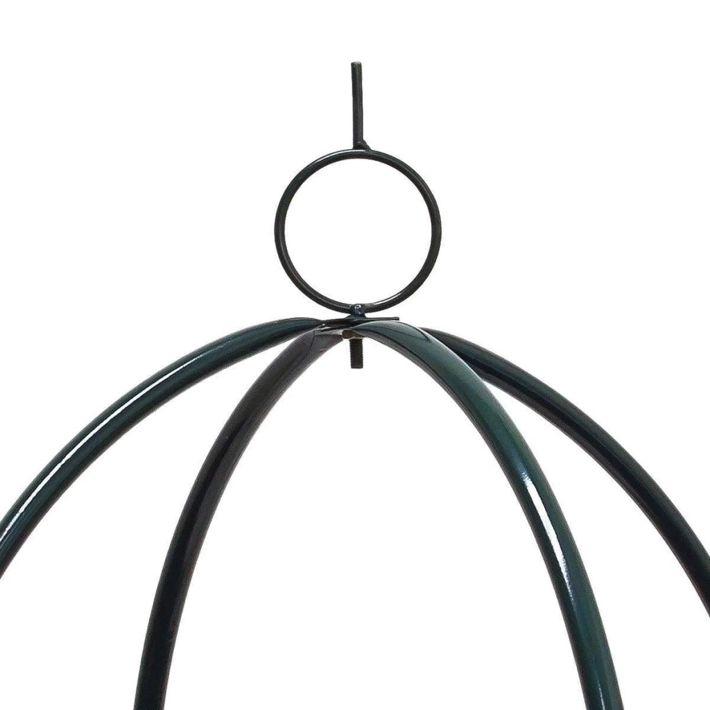 Supporto ad arco per rose verde scuro per piante rampicanti giardino 188 cm 2213003