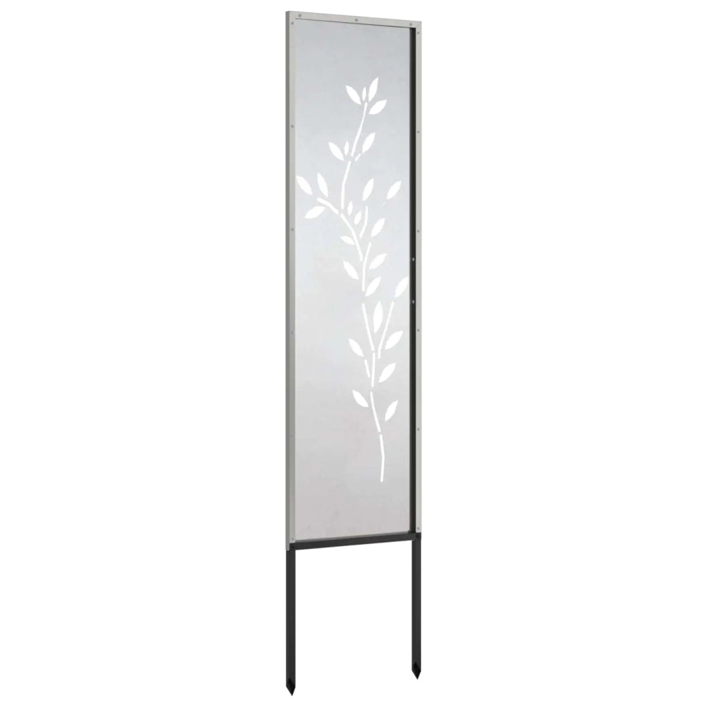 Schermo per privacy in giardino Floreale Argento 32 x 140 cm 876256