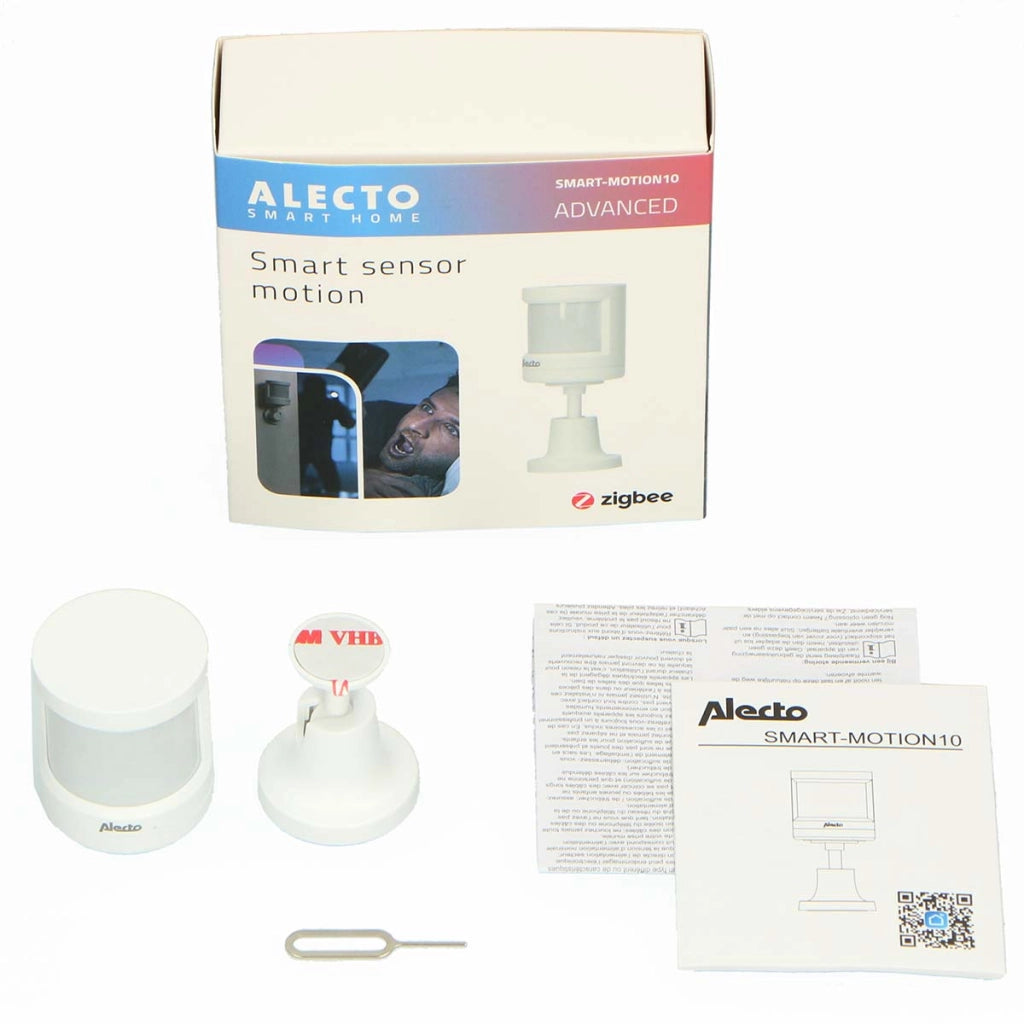 SMART-MOTION10 Rilevatore di movimento intelligente Zigbee IP20 Bianco Alecto