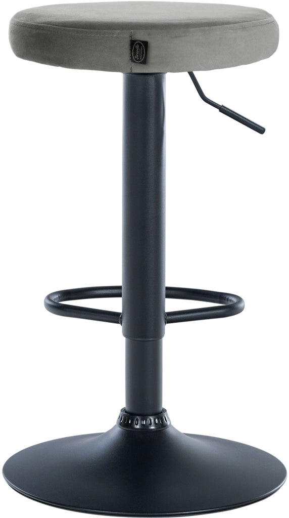 2er Set Barhocker Ponte Samt schwarz