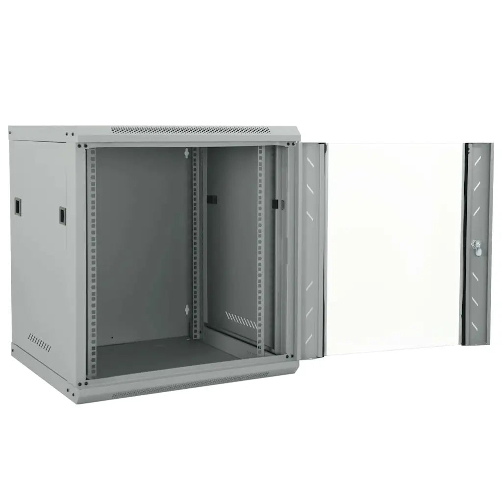 vidaXL Armadietto di rete Grigio 53 x 60 x 60 cm Acciaio