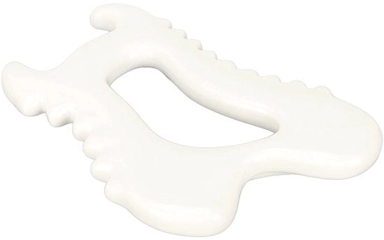 Gua Sha per massaggi - Progettazione ergonomico - Materiale ceramico - Mobilizzazione tessutale - Antistatico - Conduttività termica confortevole - Strumento per raschiare