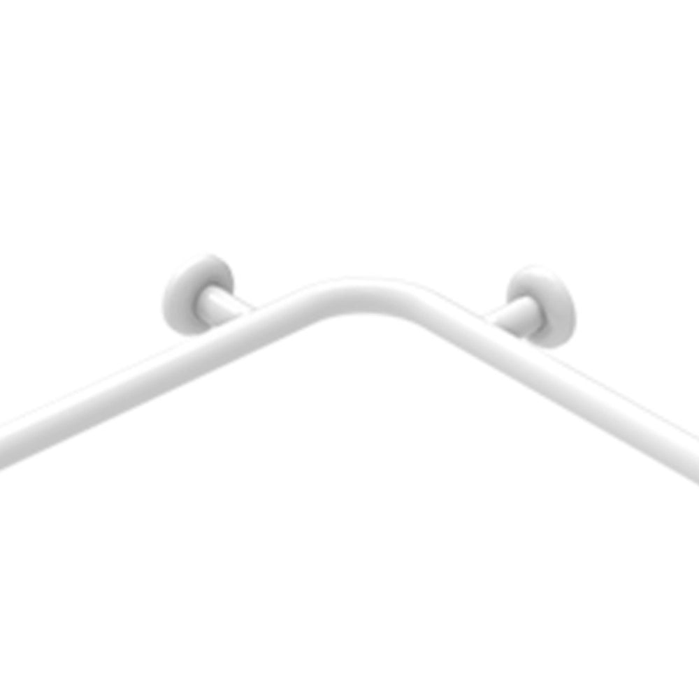 Maniglia angolare di sicurezza in acciaio inox cm 70x70 cm