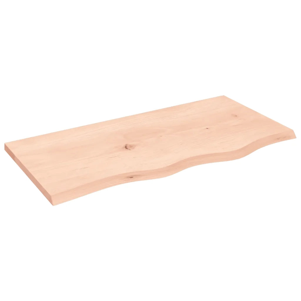 Mensole Parete | Scaffale a Parete | Ripiano a Parete 80x40x2 cm Legno Massello Rovere Non Trattato