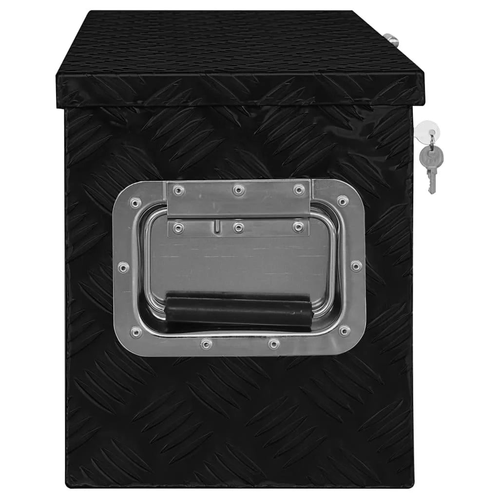 Scatola in alluminio nero 80 x 30 x 35 cm 02_0003210