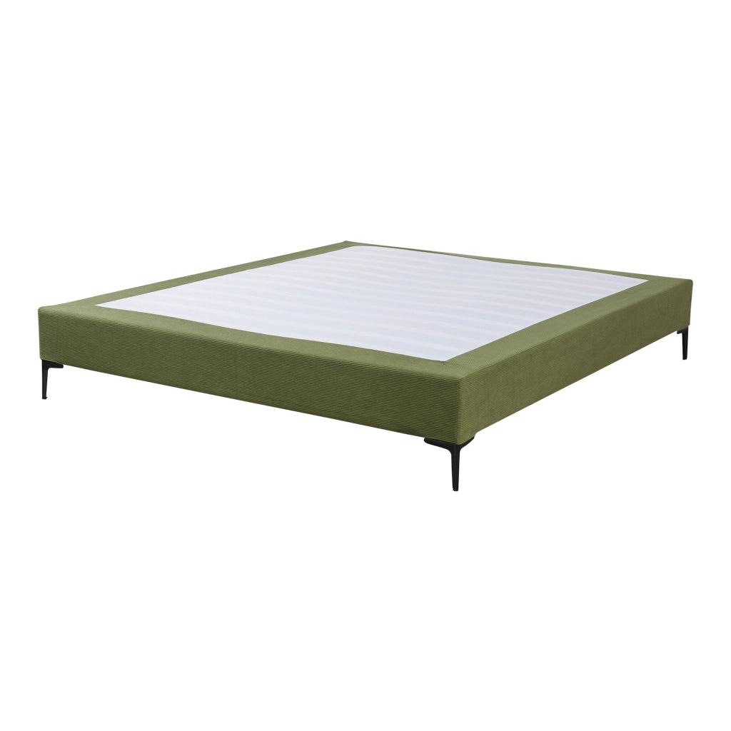 Letto Matrimoniale Lilla 180x200 cm con Fodera Protettiva - Verde [en.casa]