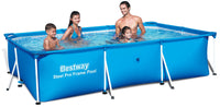 Piscina Fuori Terra Rettangolare 300x201x66cm Bestway Deluxe Splash Frame 56404