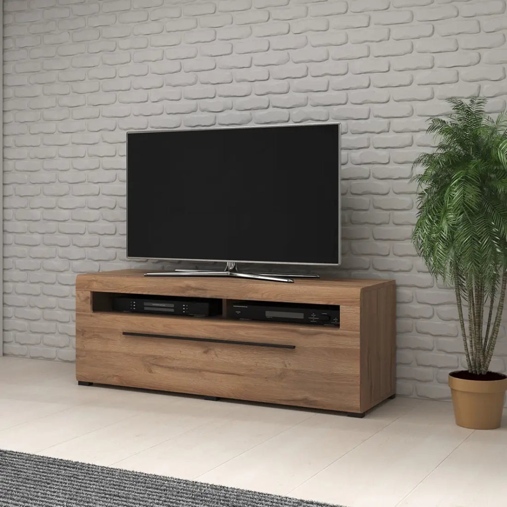 Mobile TV 140cm collezione BREDA. Colore quercia. Stile design.