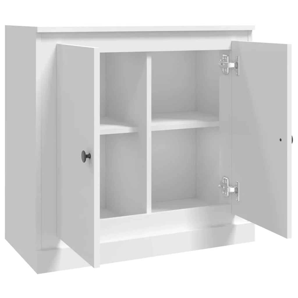 Buffet credenza cassettiera mobiletto mobile contenitore organizer per cucina soggiorno salotto 70 x 35,5 x 67,5 cm legno ingegnerizzato bianco 02_0030486